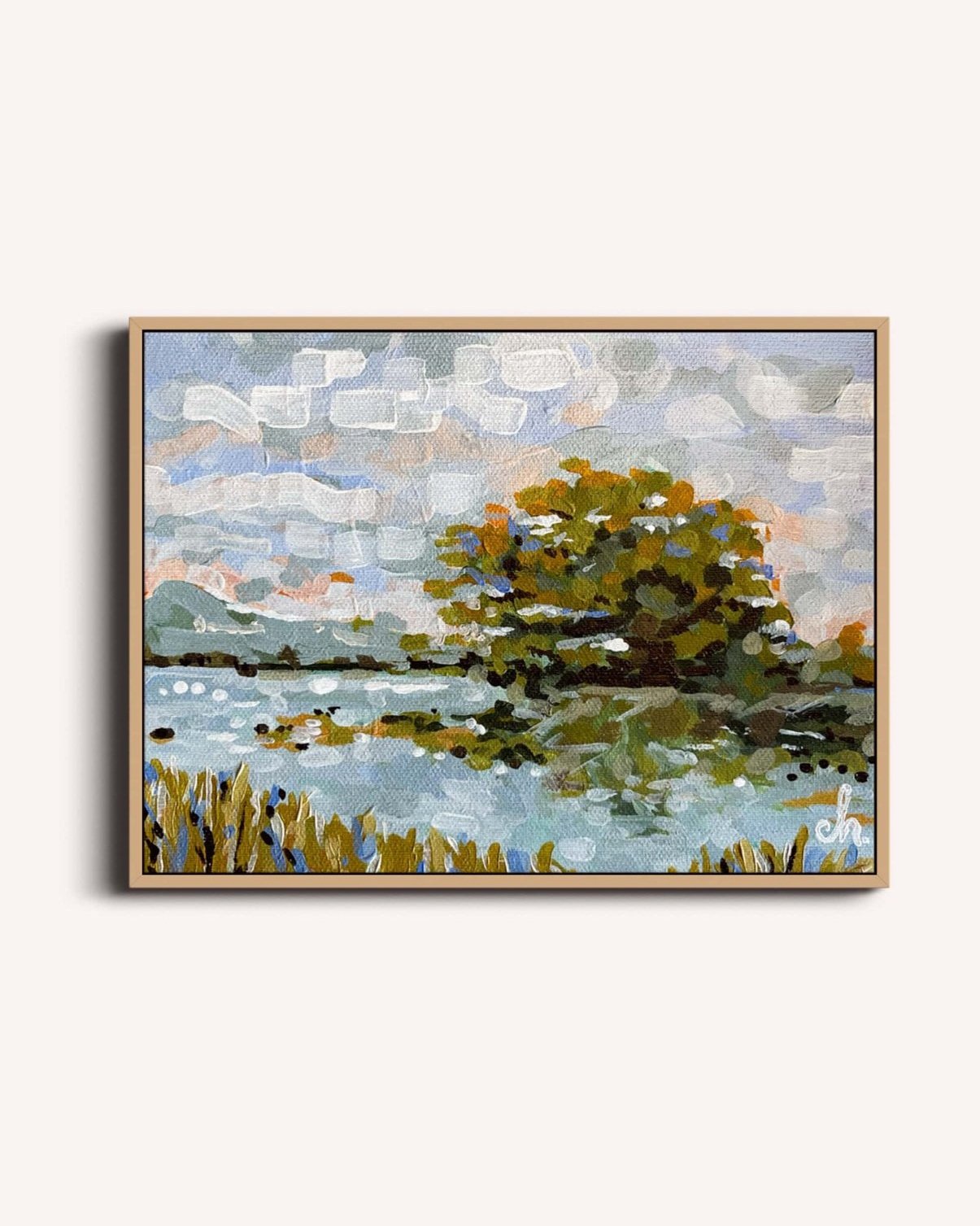 Oak and Water • 8" x 6"
