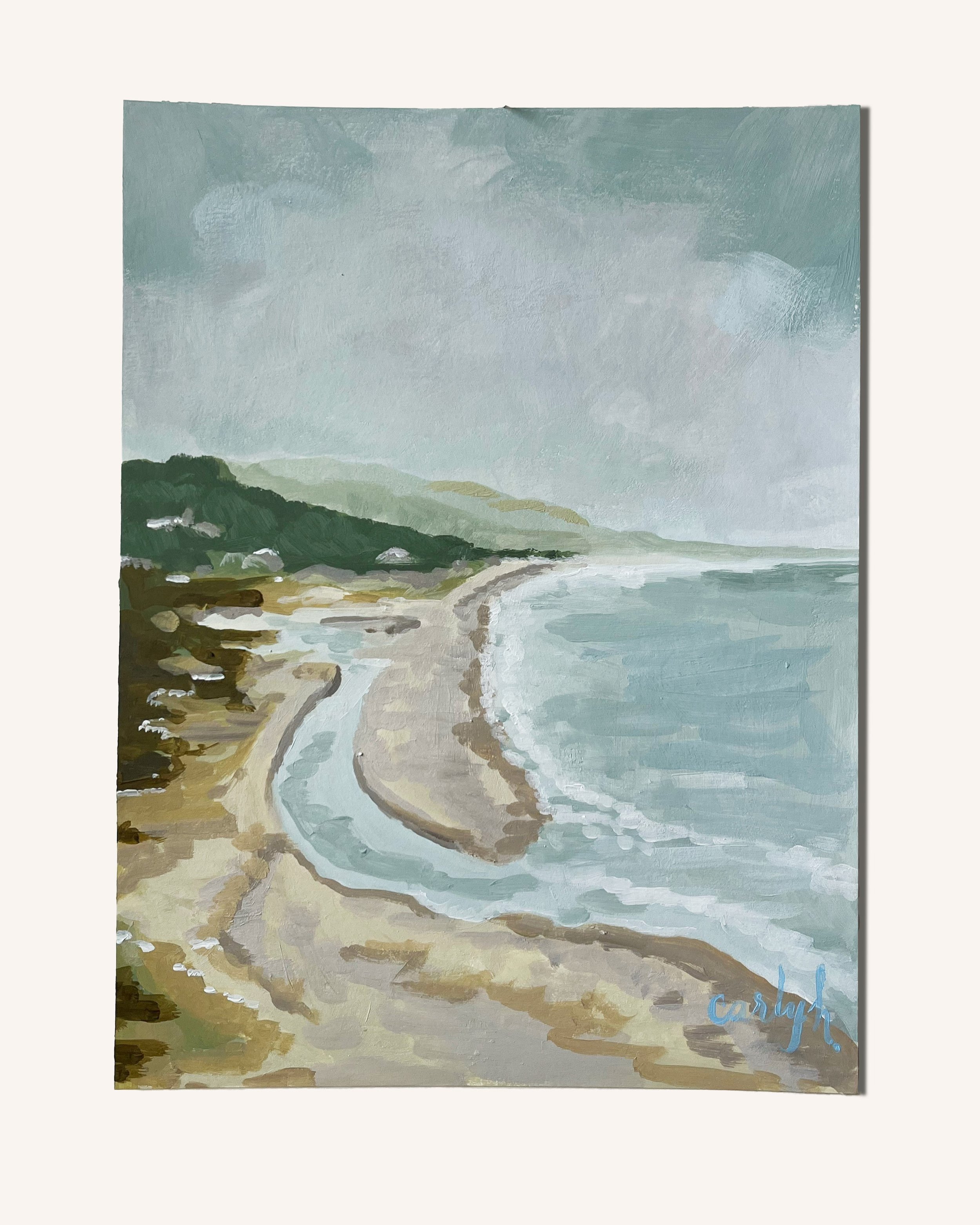 Sandbank • 9" x 12"
