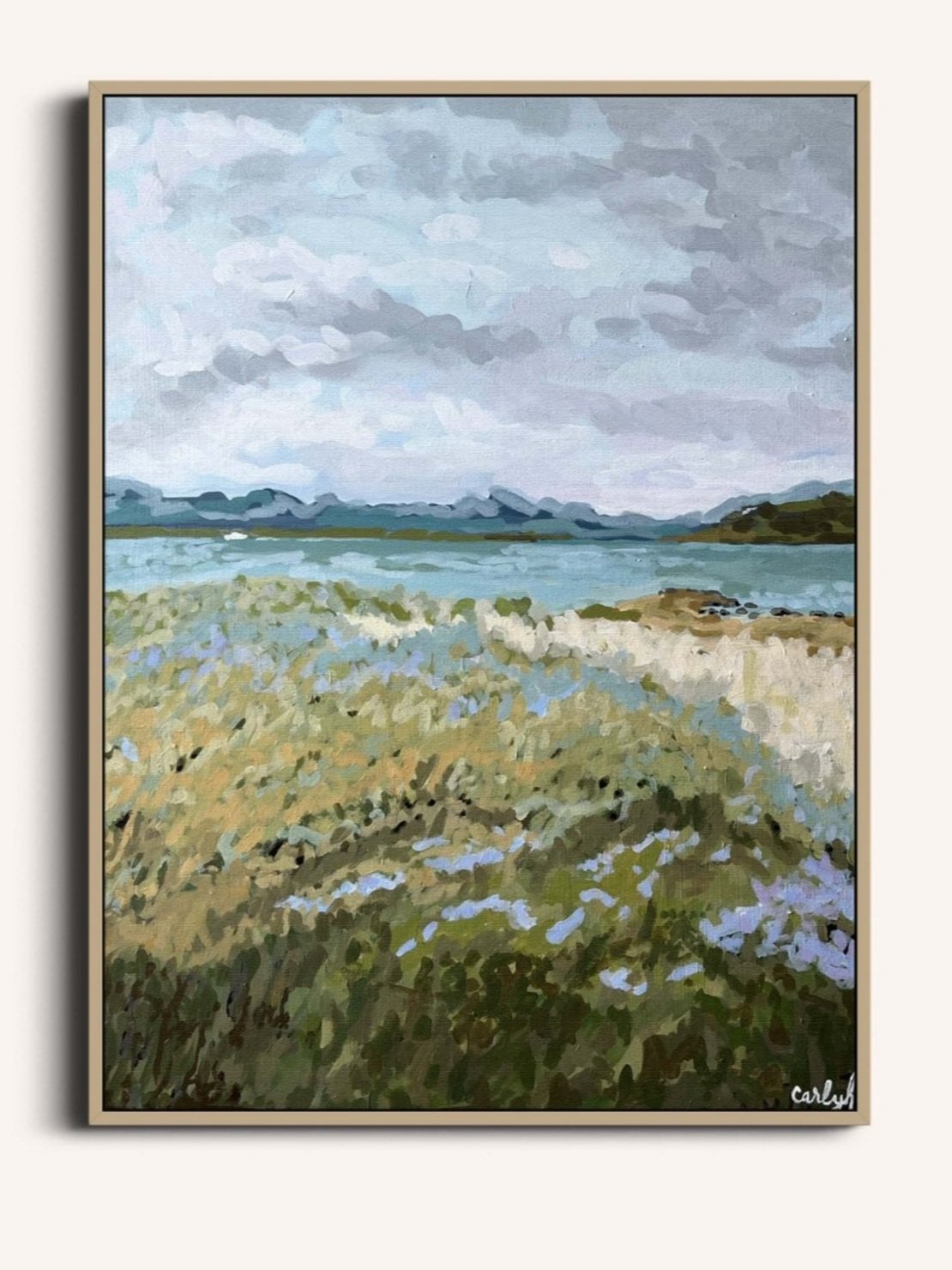 Wild Lakeshore Diptych • 18" x 24"