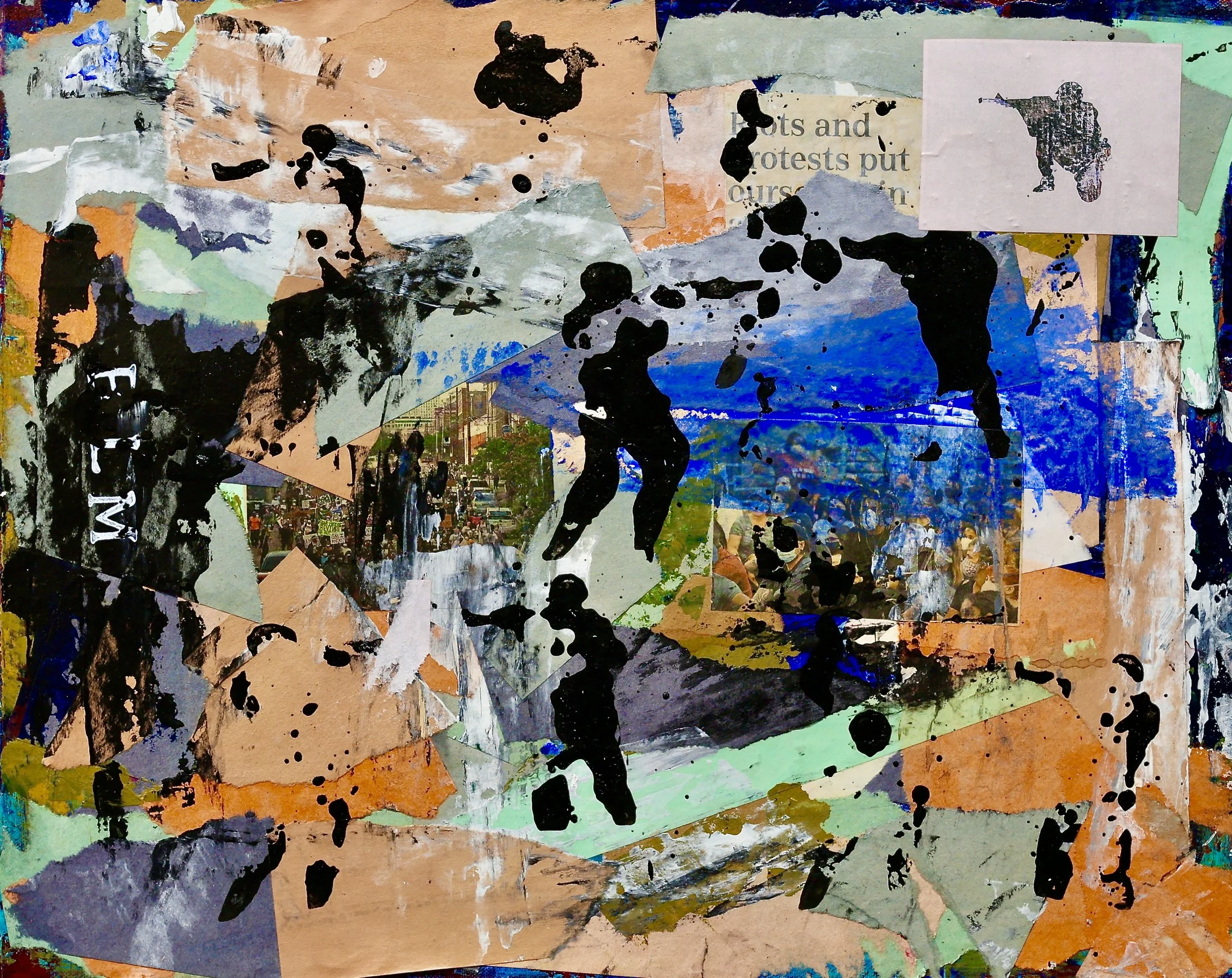    
 Ephraim Urevbu    
   
  The Killing Fields Series  , 2023   
Acrylic and mixed media on board   
17 x 21 in (43.2 x 53.3 cm)   
 
