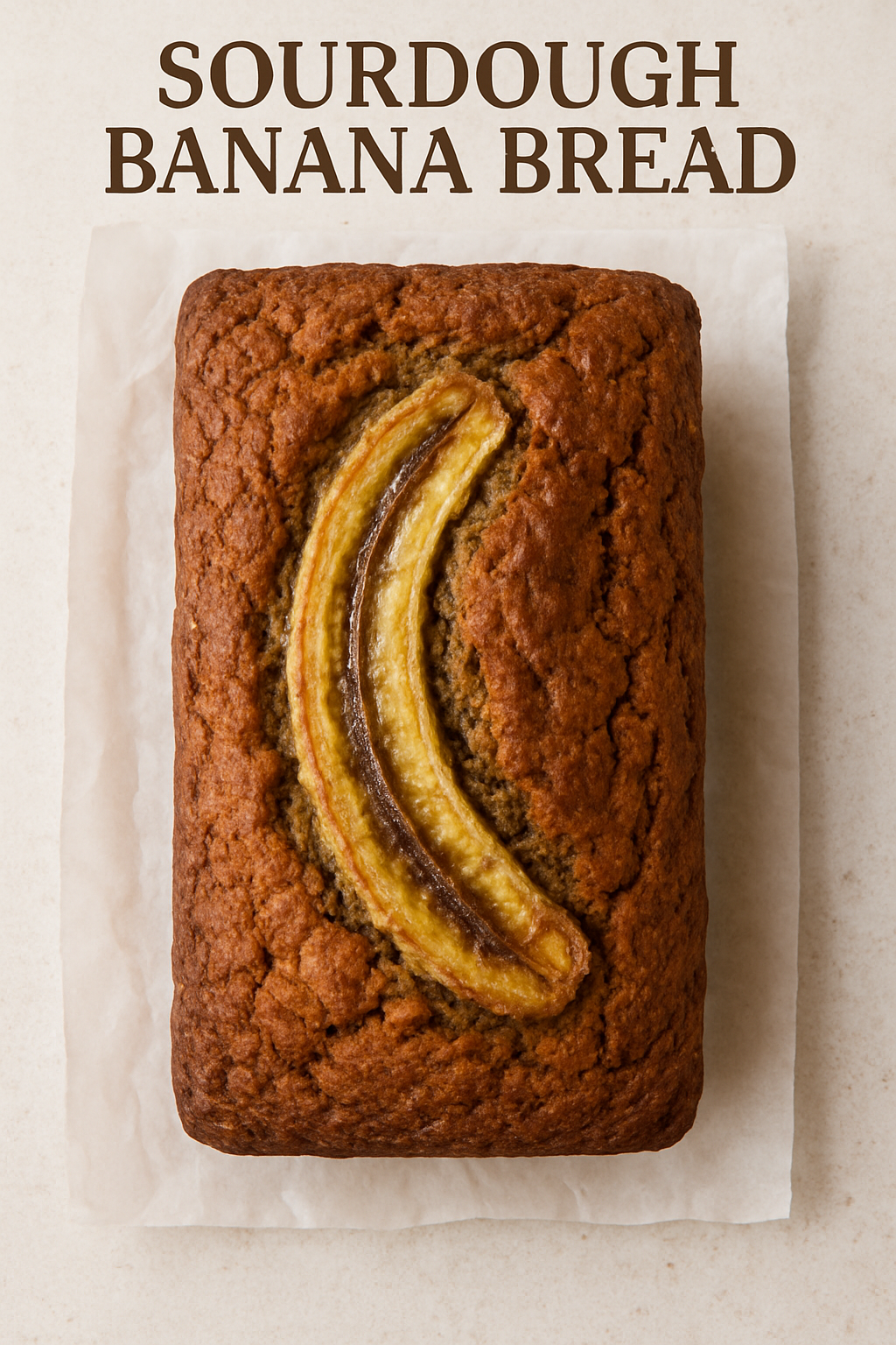 Sourdough Banana Bread (Moist, Sweet &amp; Slightly Tangy) 🍌🍞