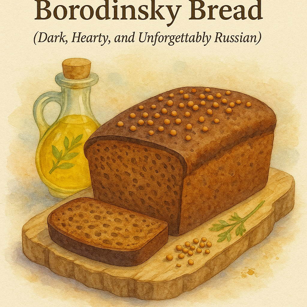 Sourdough Borodinsky Bread (Dark, Hearty, and Unforgettably Russian) 🍞🌾