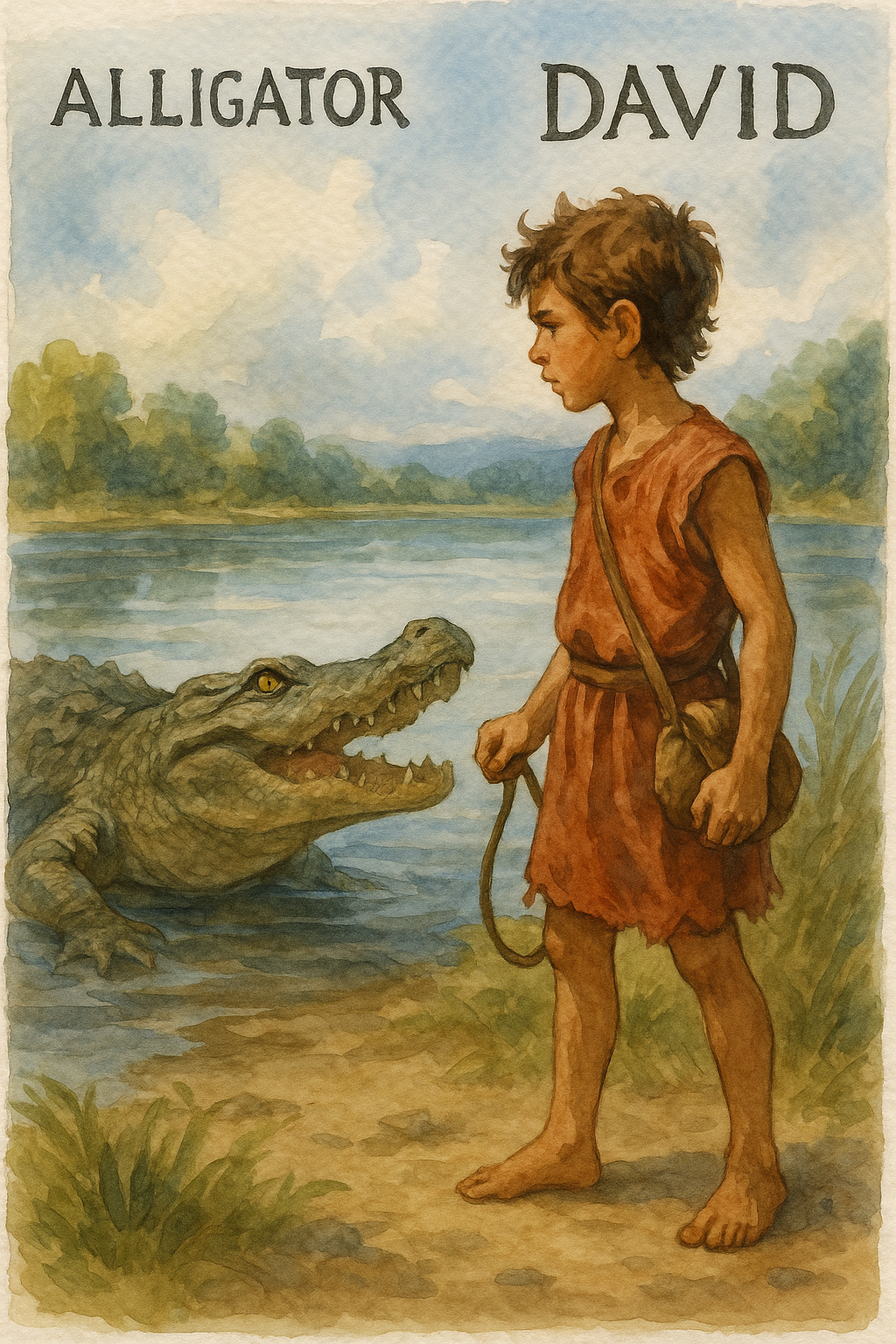 Alligator and David – The Hidden Enemy and the Sling of Faith