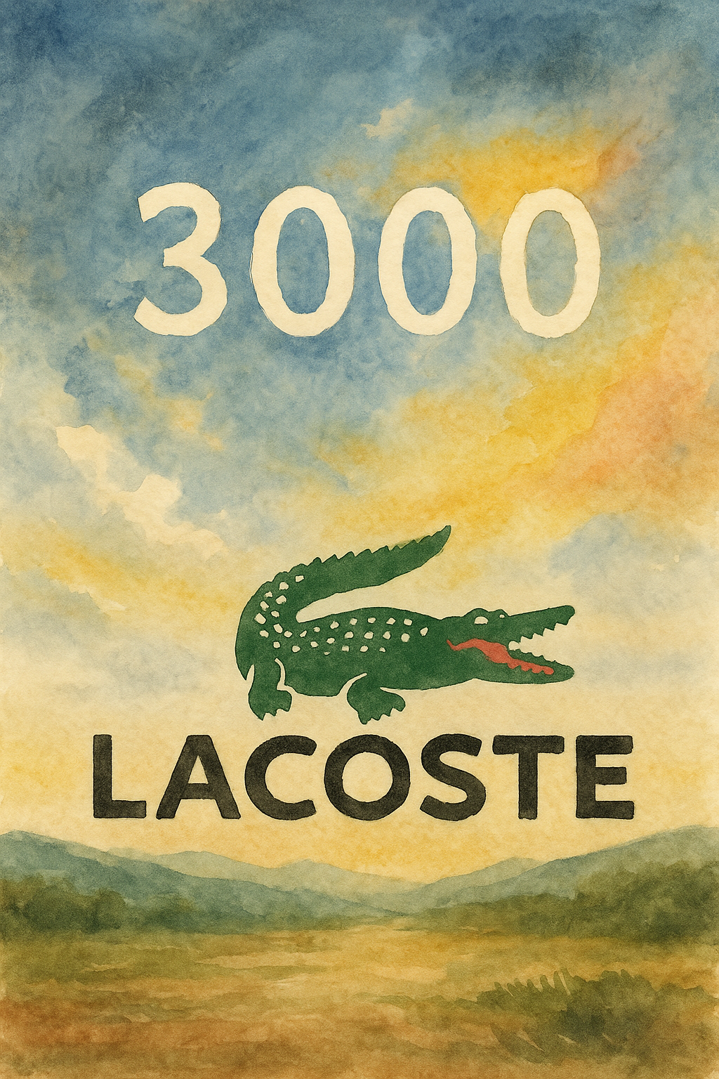 3000 and Lacoste – When Numbers Preach and Logos Speak