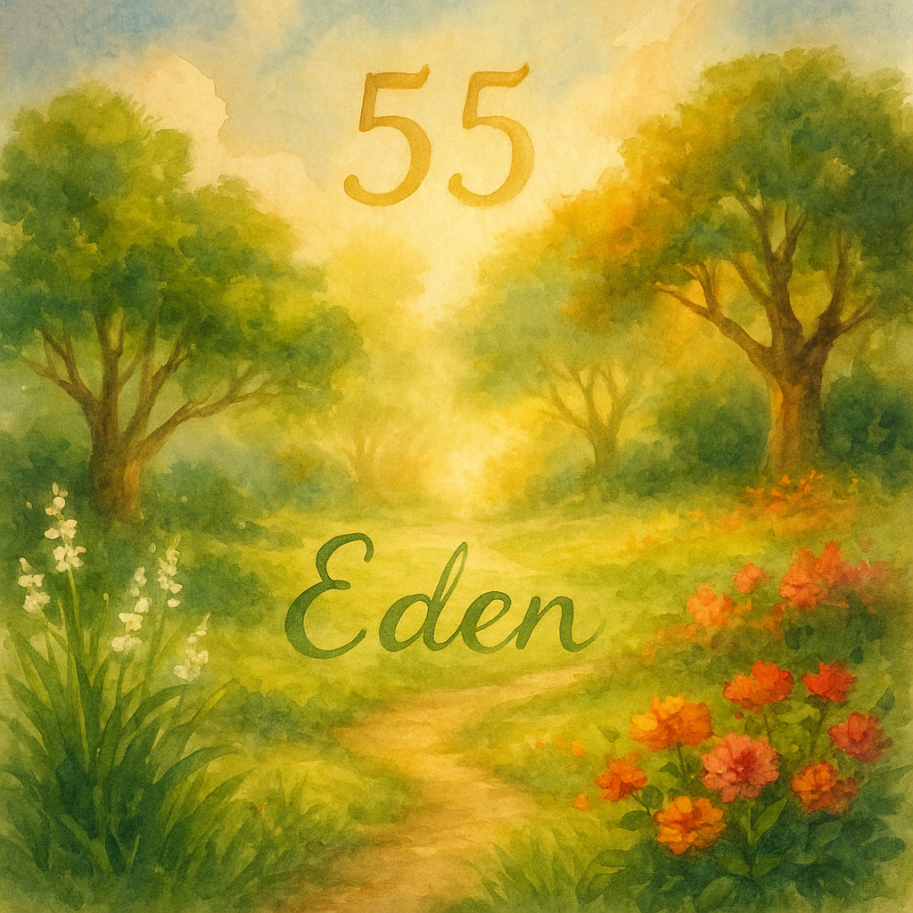 55 and Eden – Grace Upon Grace and a Garden Invitation