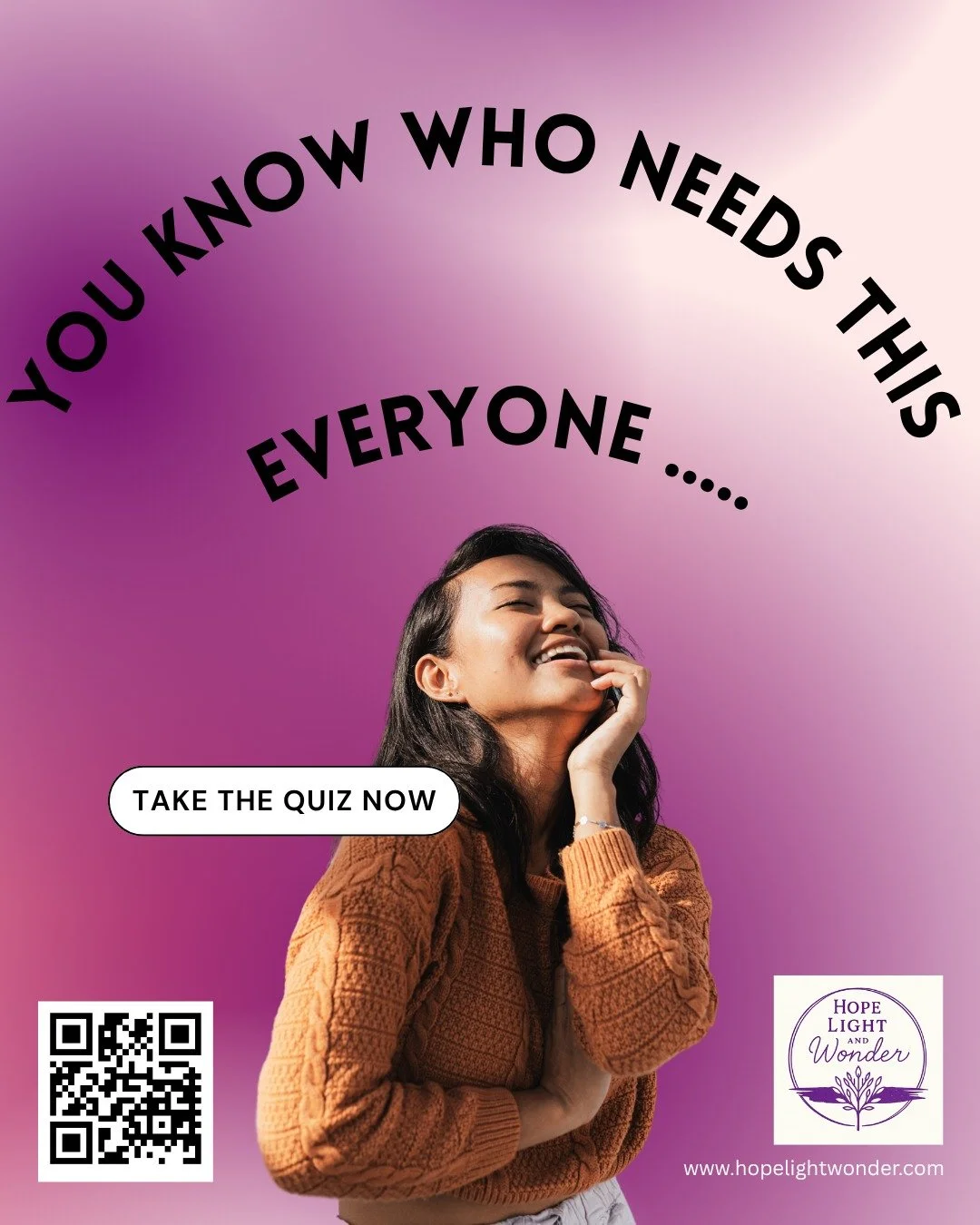 Take the free quiz now:
https://www.hopelightwonder.com/identity

#hopelightwonder