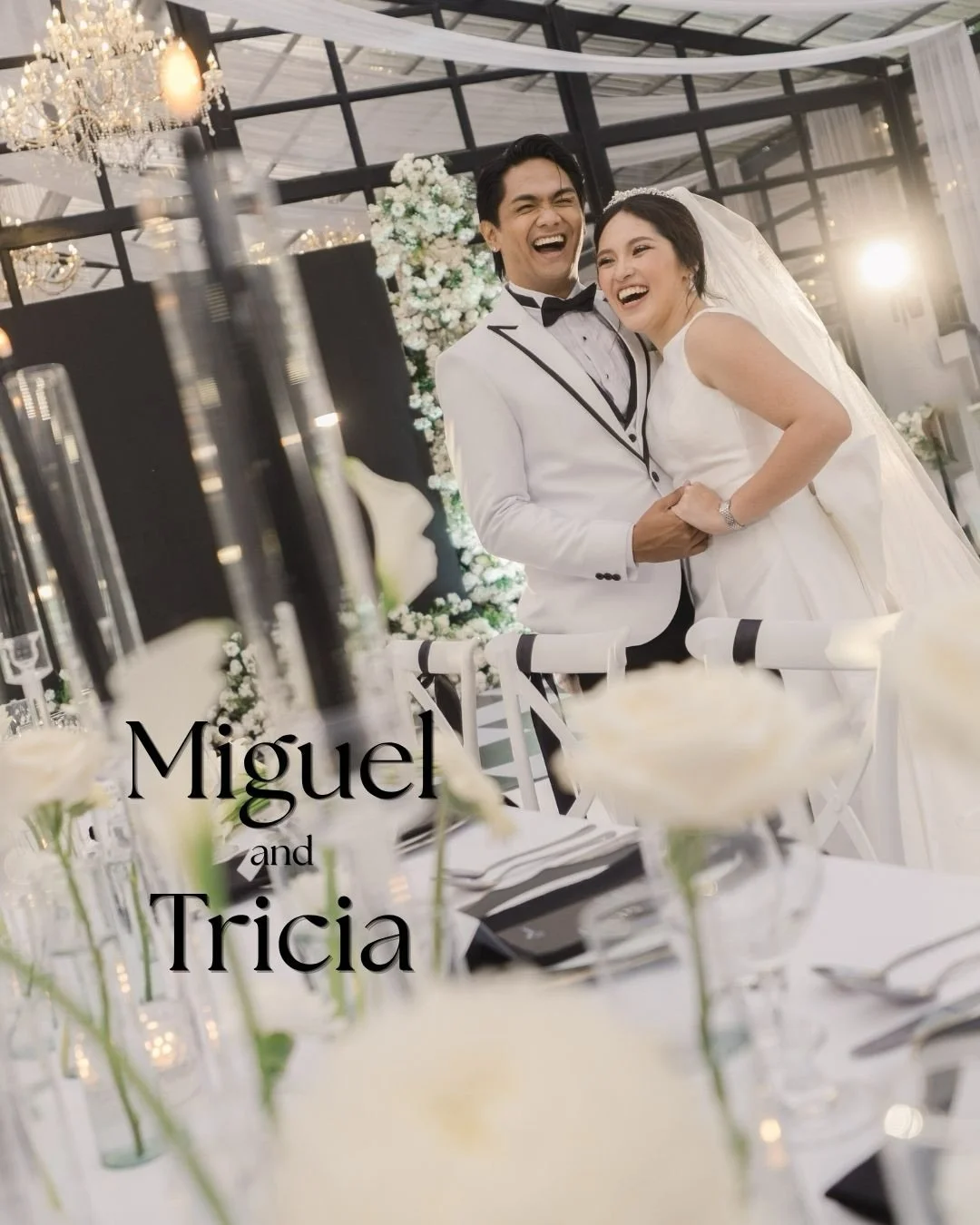 The skies were uncertain that day. Rain was almost expected. But somehow, just as Miguel and Tricia stood before the glass pavilion, uncertainty turned into celebration.

Surrounded by family, friends, and the people they met through their passion fo