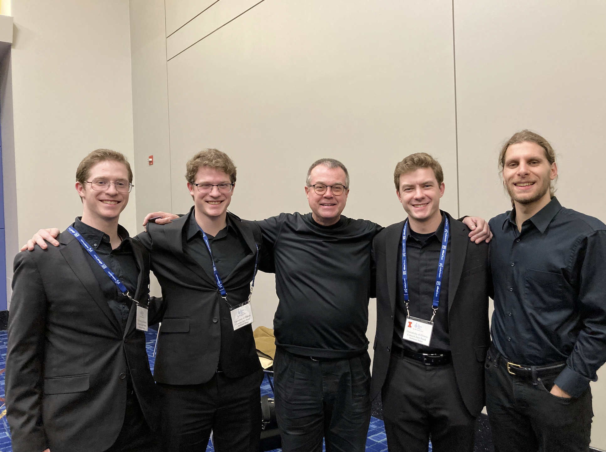 With Matt Hamilton, Nick Hamilton, Prof. Chip McNeill, and Adib Young