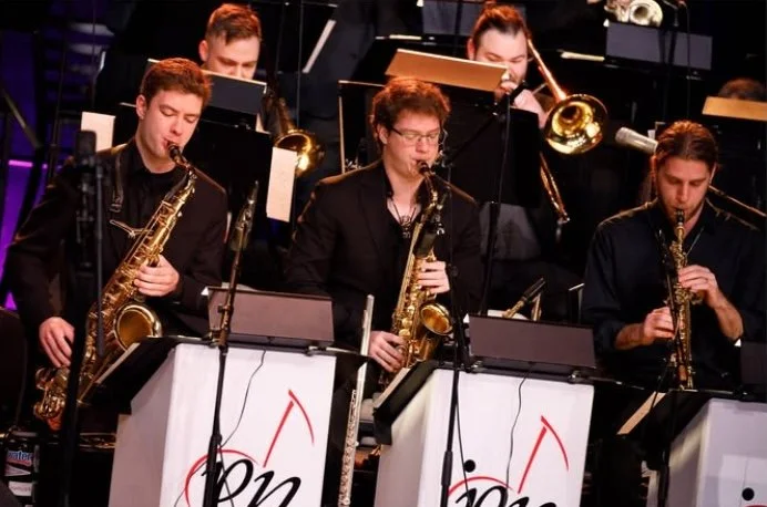 With the University of Illinois Concert Jazz Band