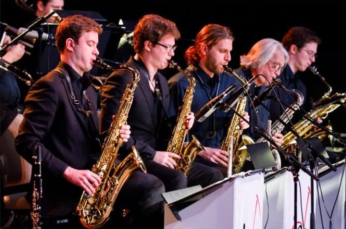 The University of Illinois Concert Jazz Band Saxophone Section