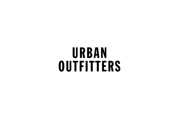 Urban Outfitters logo in black text on a white background.