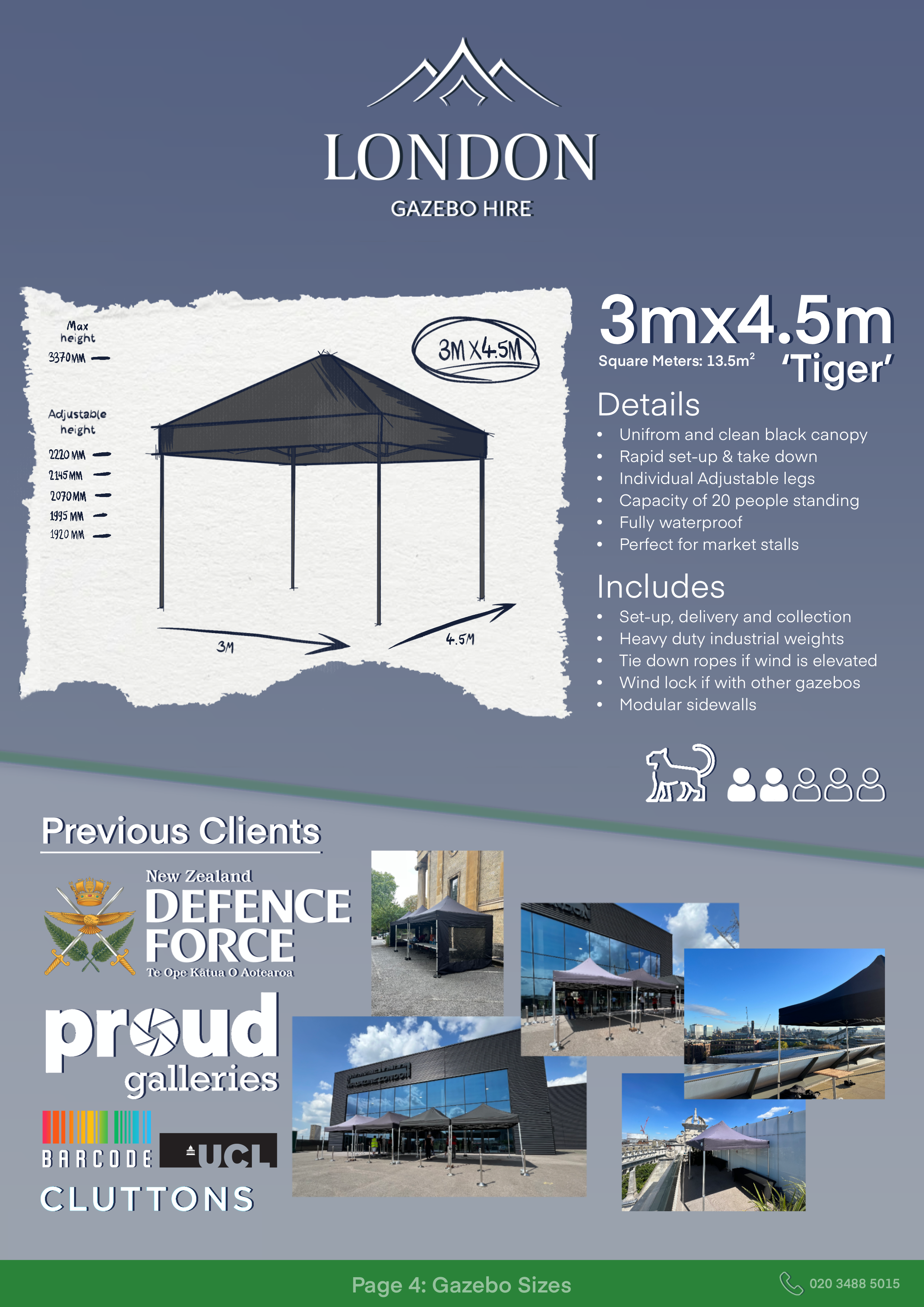 Sports Event Awards Event Outside Shelter Marquee Gazebo