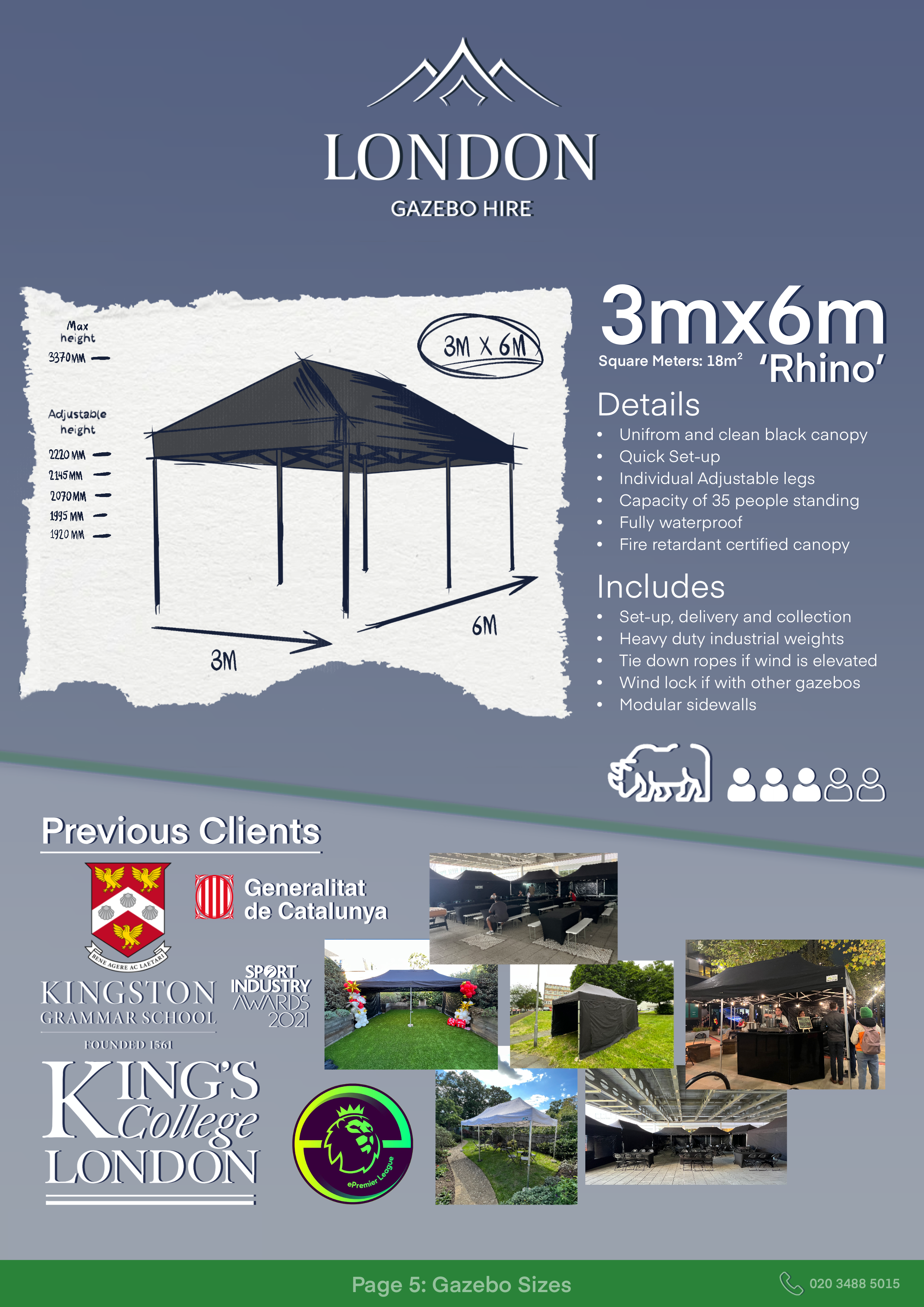 Book and Hire Gazebo Last Minute