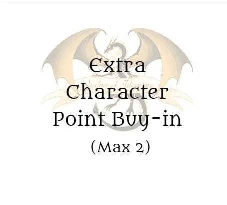 Buy-in: Extra Character Points