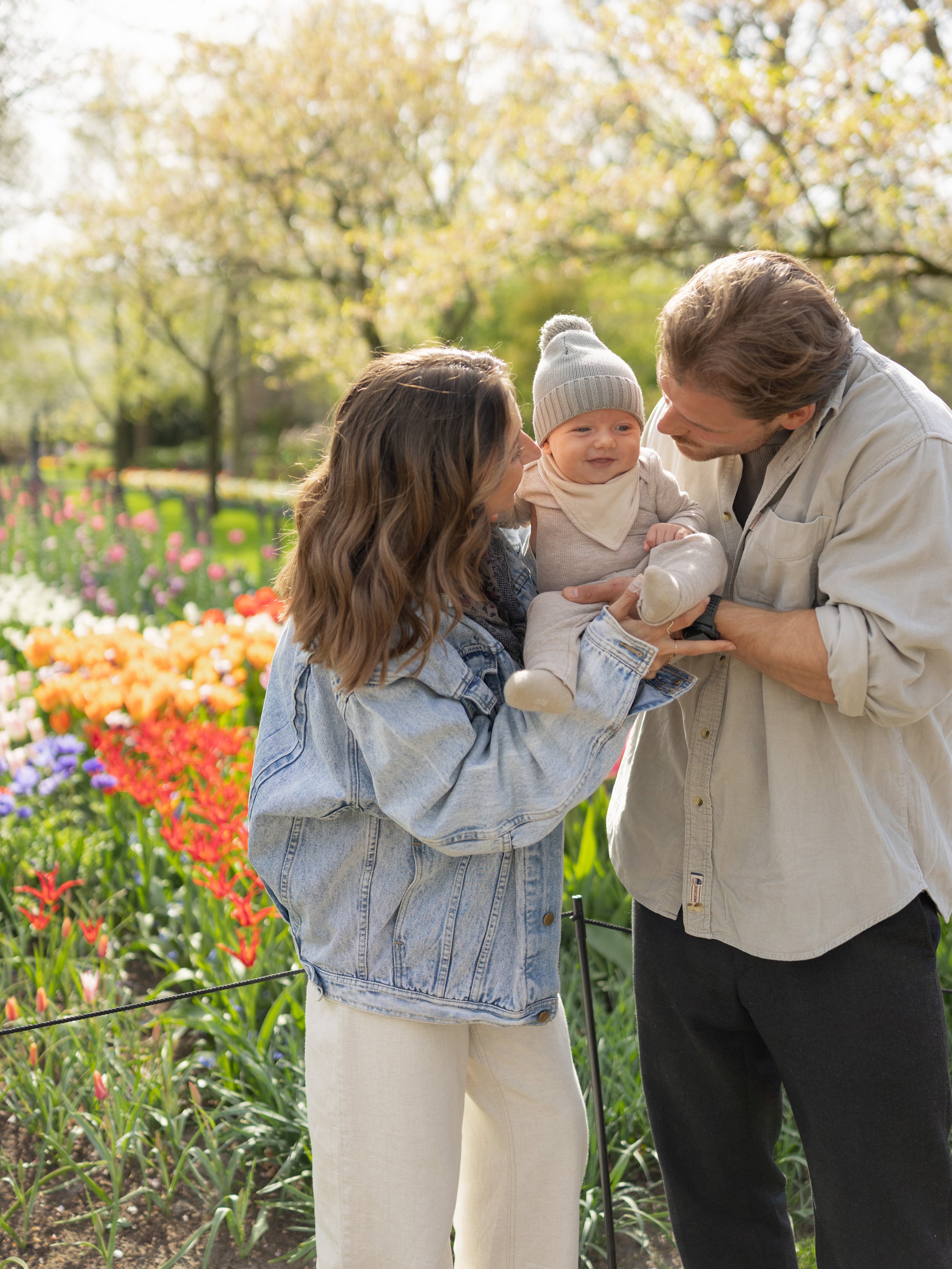 Family Photos at Keukenhof Gardens