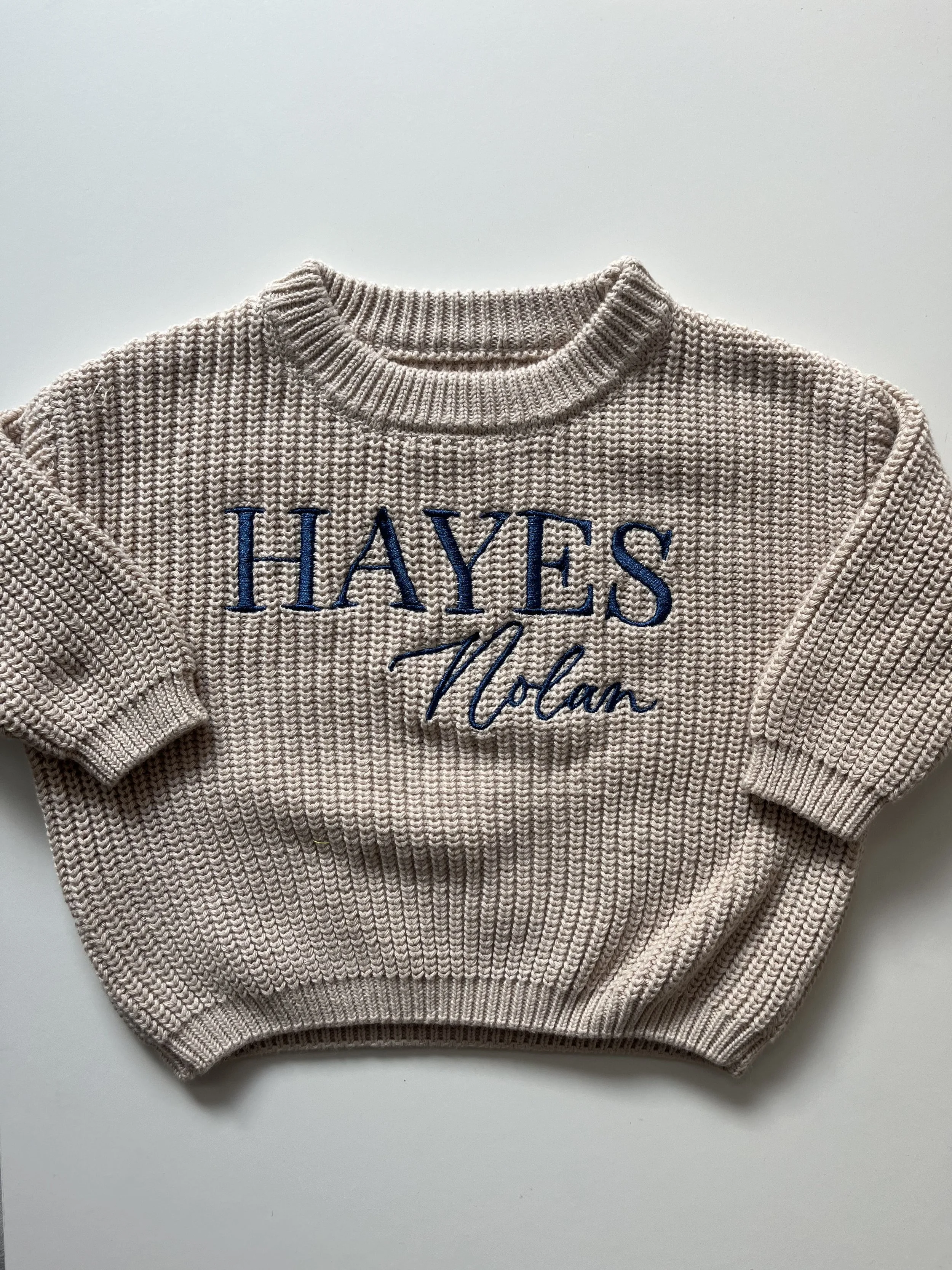 Custom HAYES Sweater