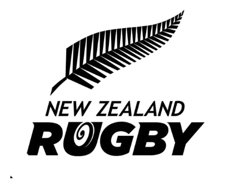 New Zealand Rugby logo with a fern frond above the text.
