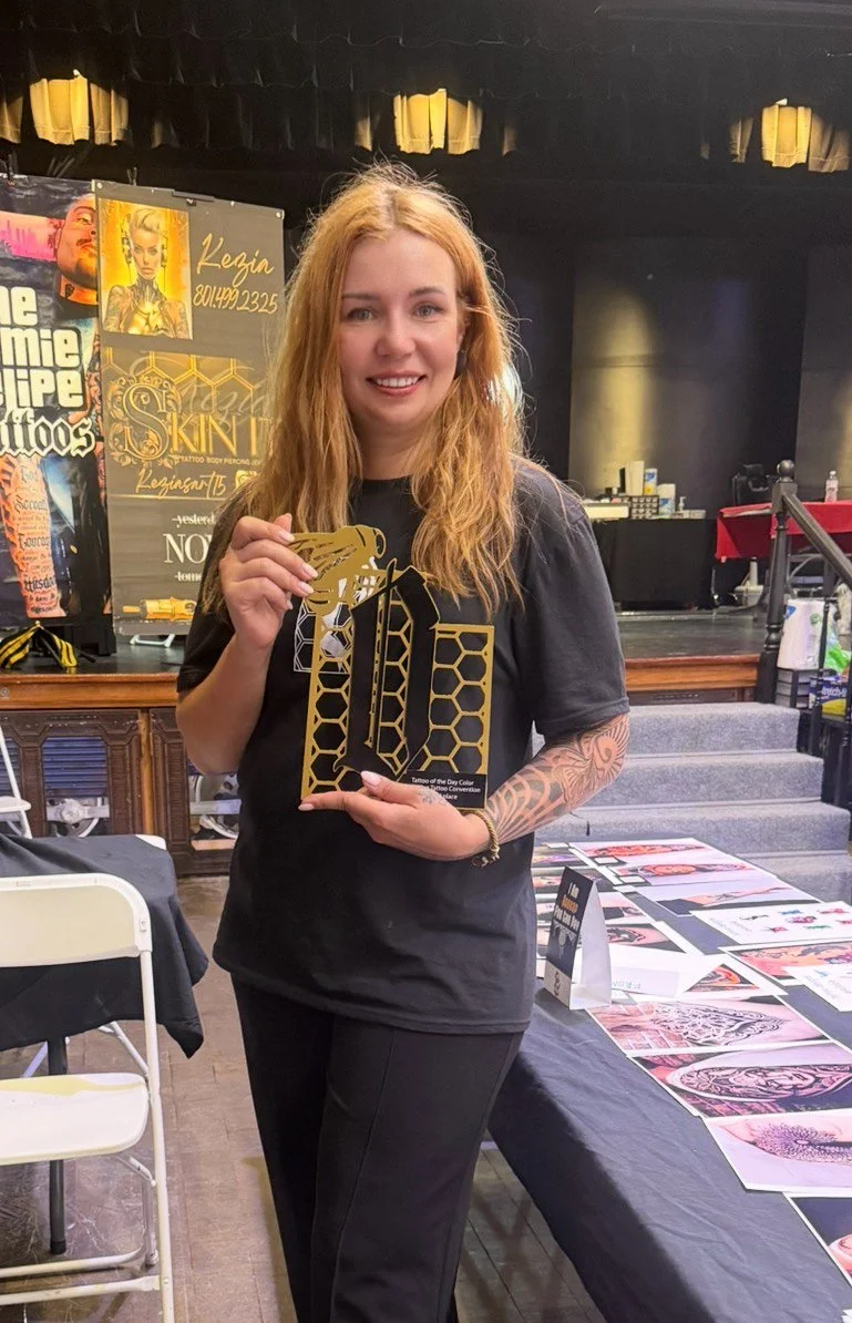 Iryna, tattoo artist at Tattoo Point in Costa Mesa