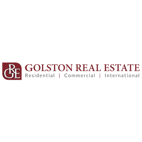 Golston Real Estate logo representing expertise in residential, commercial, and international real estate services.