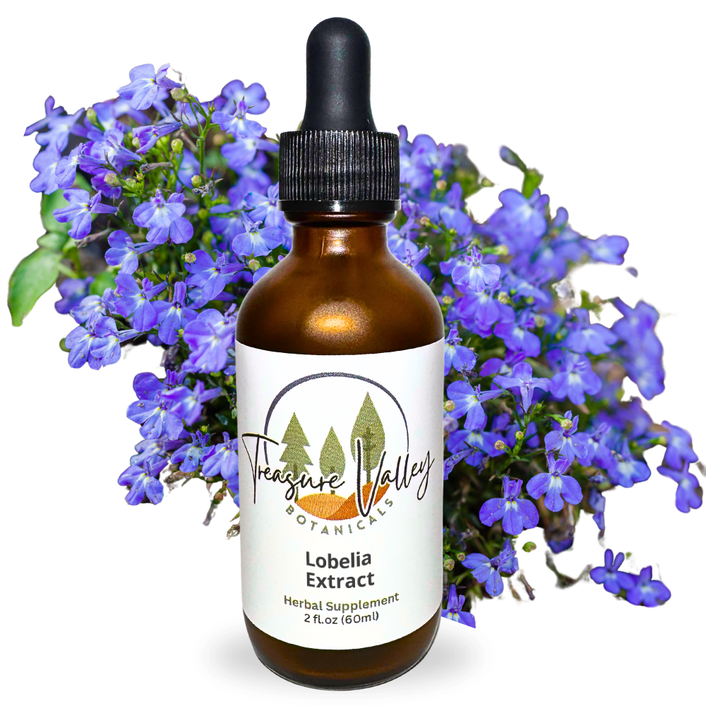 Lobelia Liquid Extract Herbal Tincture - 2 fl oz (60ml)