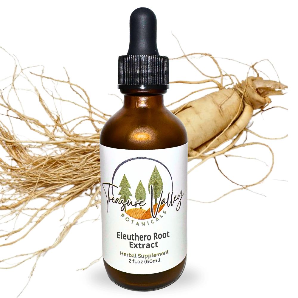 Eleuthero Root Liquid Extract Herbal Tincture - 2 fl oz (60ml)