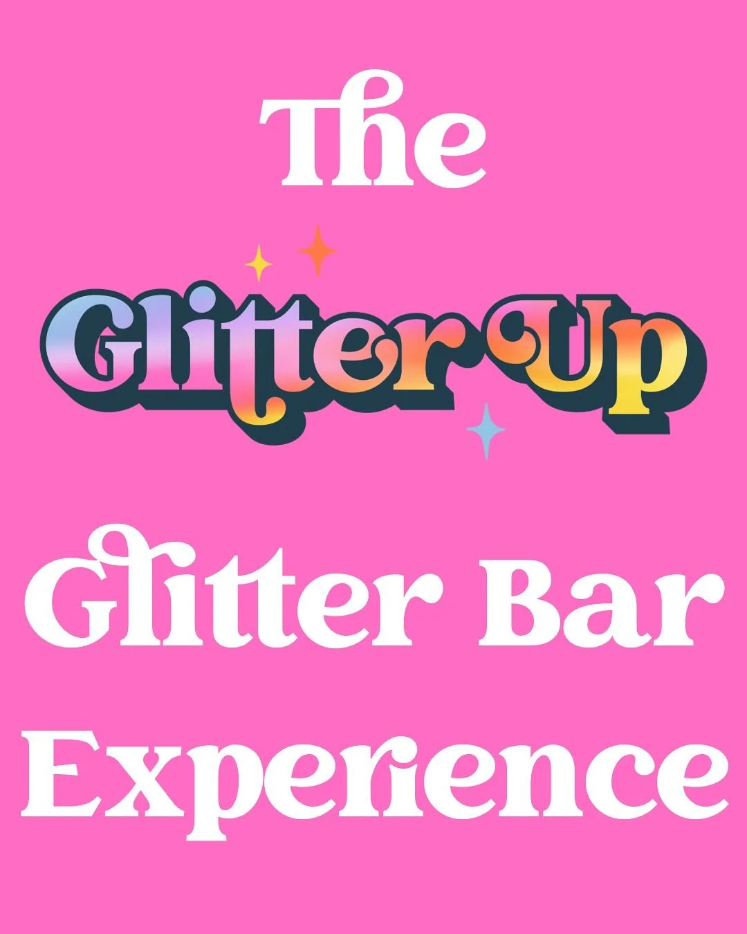 All about the Glitter Up Glitter Bar Experience ✨ Glitter with us!

We are so excited to present our signature offering - the Glitter Up Glitter Bar experience!

Designed for events of all types, we want to bring the glitter bar to your next celebrat