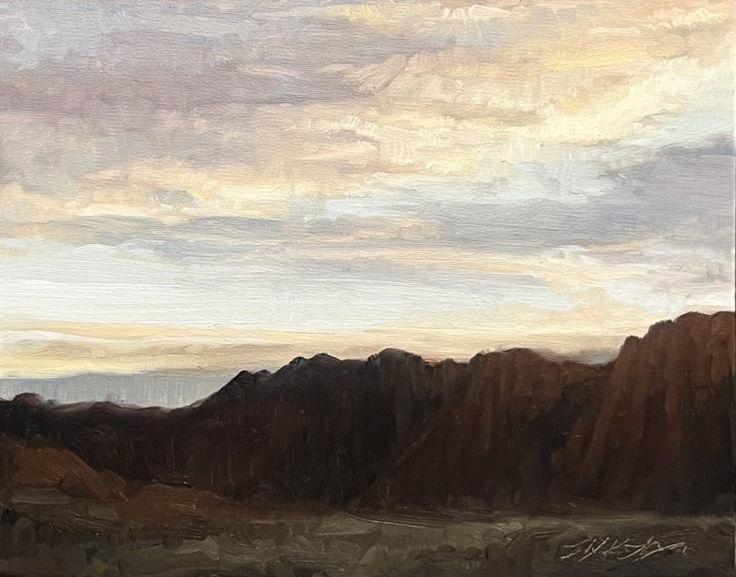 SOLD- Quiet Snow Canyon -5x7