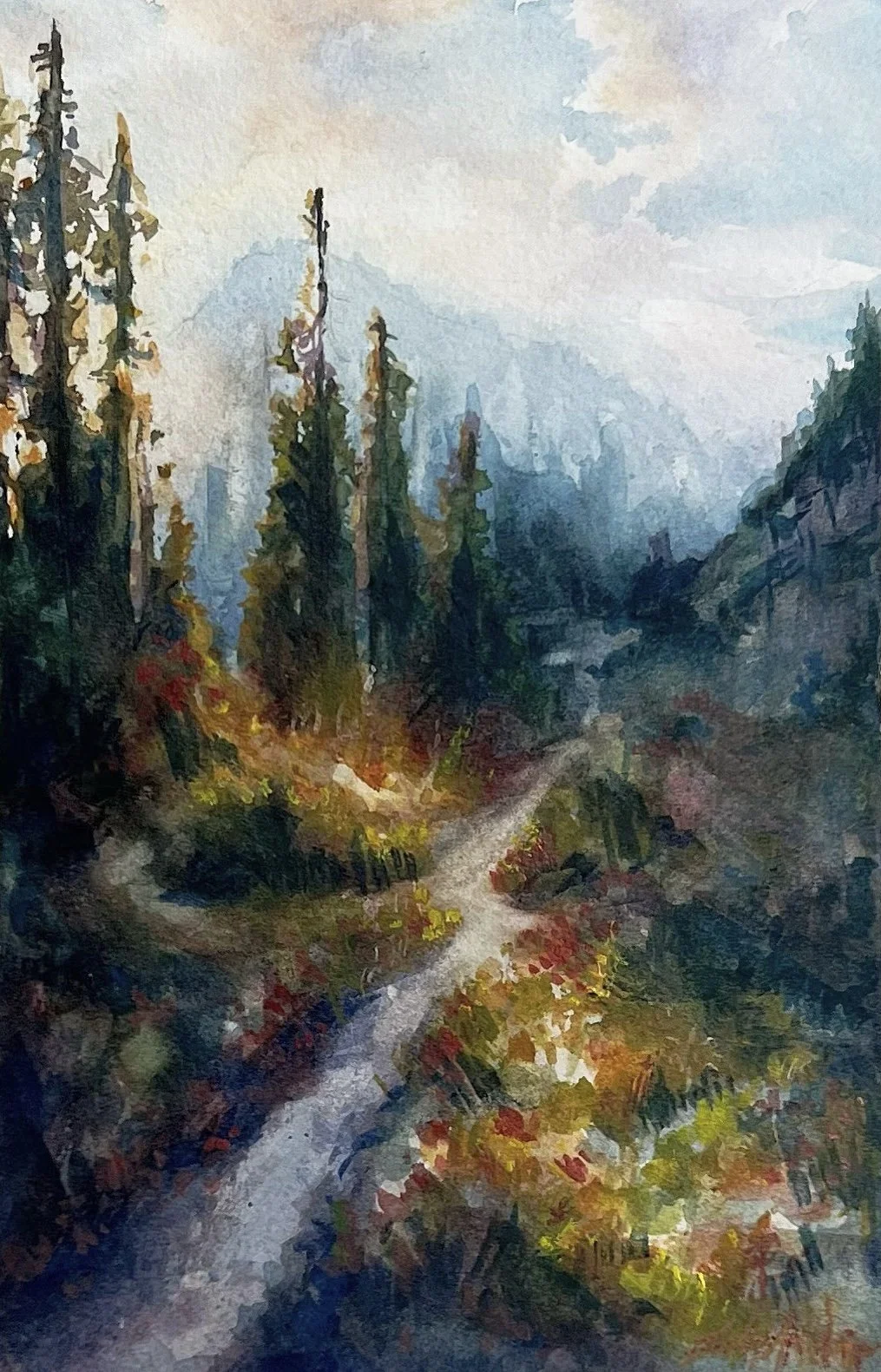 SOLD - Serene Morning - 8x5 