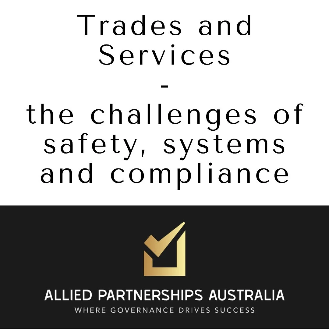 🚀 Tradies, Is Your Business Set Up for Long-Term Success? 🛠️

#Tradies #BusinessSuccess #RiskManagement #AlliedPartnershipsAustralia #SafetyFirst #tradebusiness