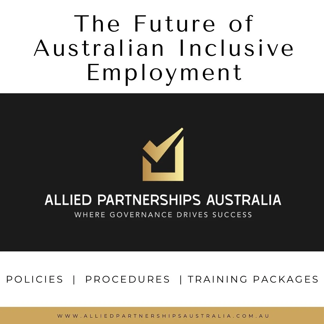 The Future of Inclusive Work Environments in Australia 

At @alliedpartnershipsaus (APAus), we&rsquo;re paving the way for businesses to thrive in a modern, inclusive, and sustainable economy. 💡✨

Our mission is clear:
✅ Foster innovation and ethica