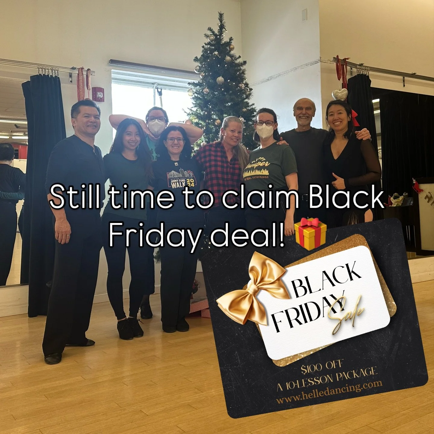 🎁💐💝🧧 Still thinking of holiday deals for yourself and others? I am extending my Black Friday special for another week, good till December 7! Hop over to www.helledancing.com to redeem using code BLACKFRIDAY100 for $100 off the 10-lesson package ?