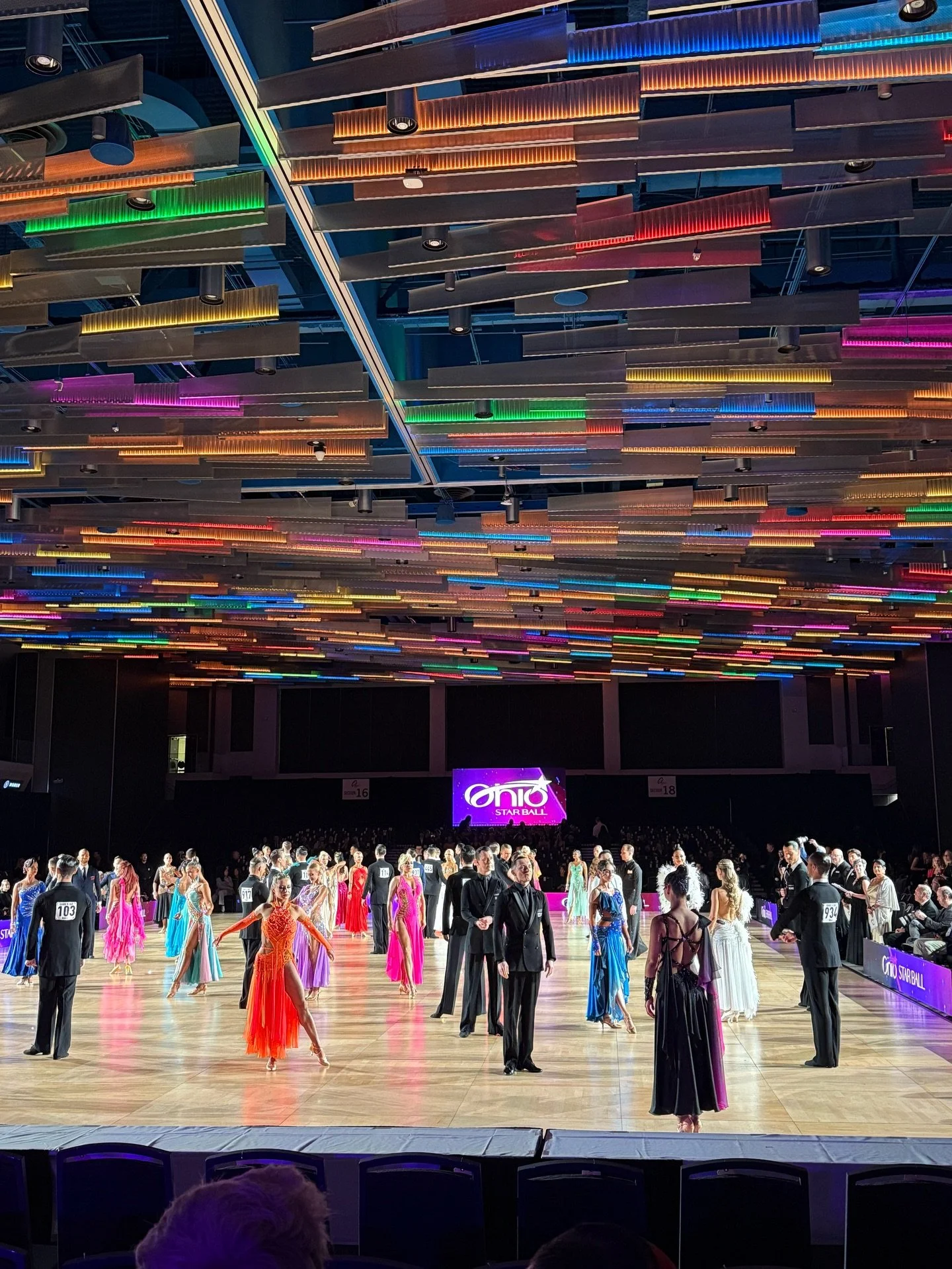 Last week I had a blast adjudicating at @ohiostarball ☺️ I loved my time there! Thank you so much Sam Sodano for organizing this legendary event! #dancesport #dancejudge #adjudicator #lovemyjob #dancelife