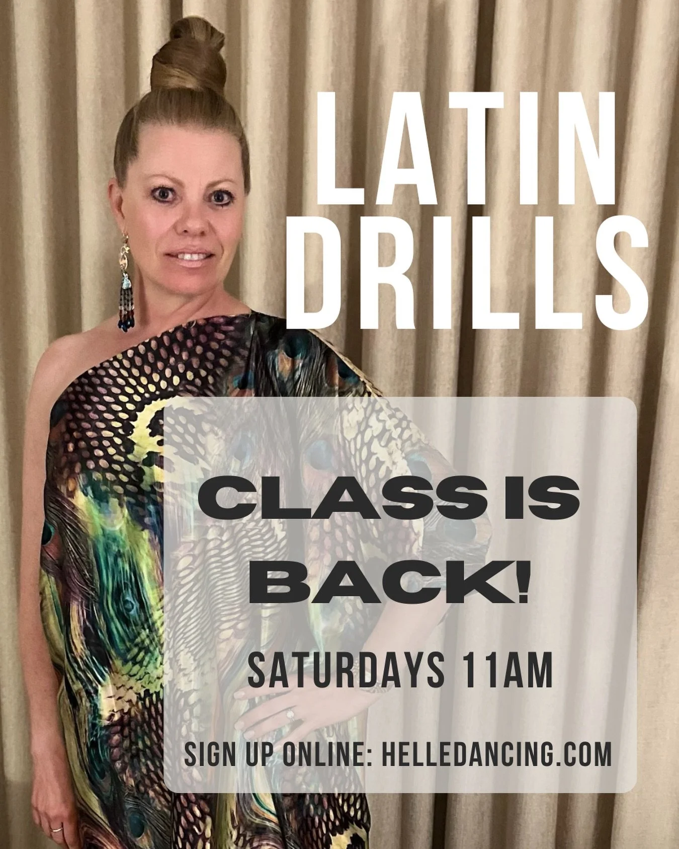 🔥 Latin Drills are BACK starting March 7! 🔥
Ready to level up your Latin? Join me Saturdays at 11am at Balera for high-energy drills that build strength, speed, and precision.
Details on my website &mdash; let&rsquo;s get to work!

www.HelleDancing