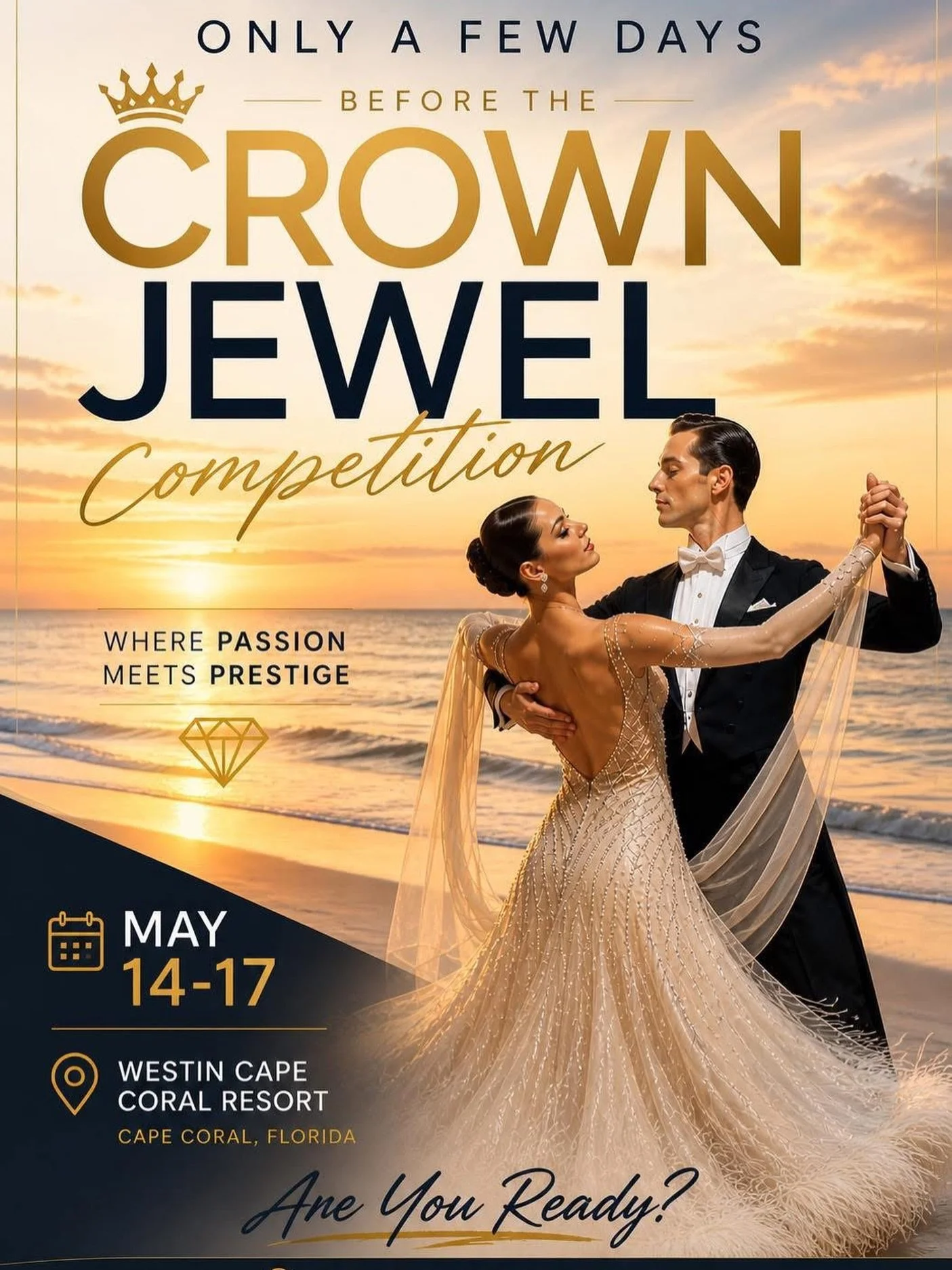 ✨ I&rsquo;m excited to be heading soon to the exciting premiere of the dancesport event Crown Jewel Competition! I look forward to seeing the ballroom dance community 📅 May 14&ndash;17 at The Westin Cape Coral Resort, Florida for some fantastic danc