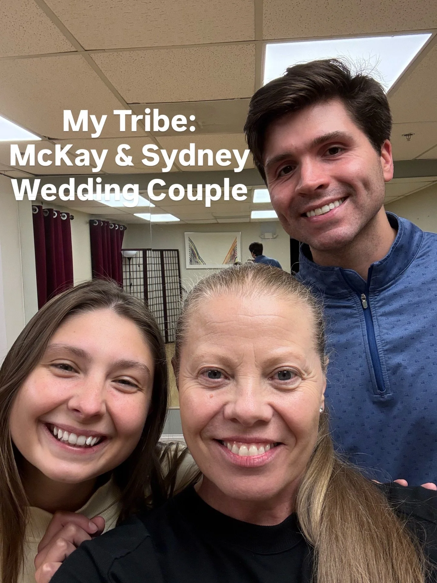 I am so happy to work with wedding couples! Here is another lovely couple in my tribe, McKay &amp; Sydney tying the knot today. Congratulations you two! 🥂💐🌹💒🔔 Book wedding workshops and privates and consultations with me through my website Helle