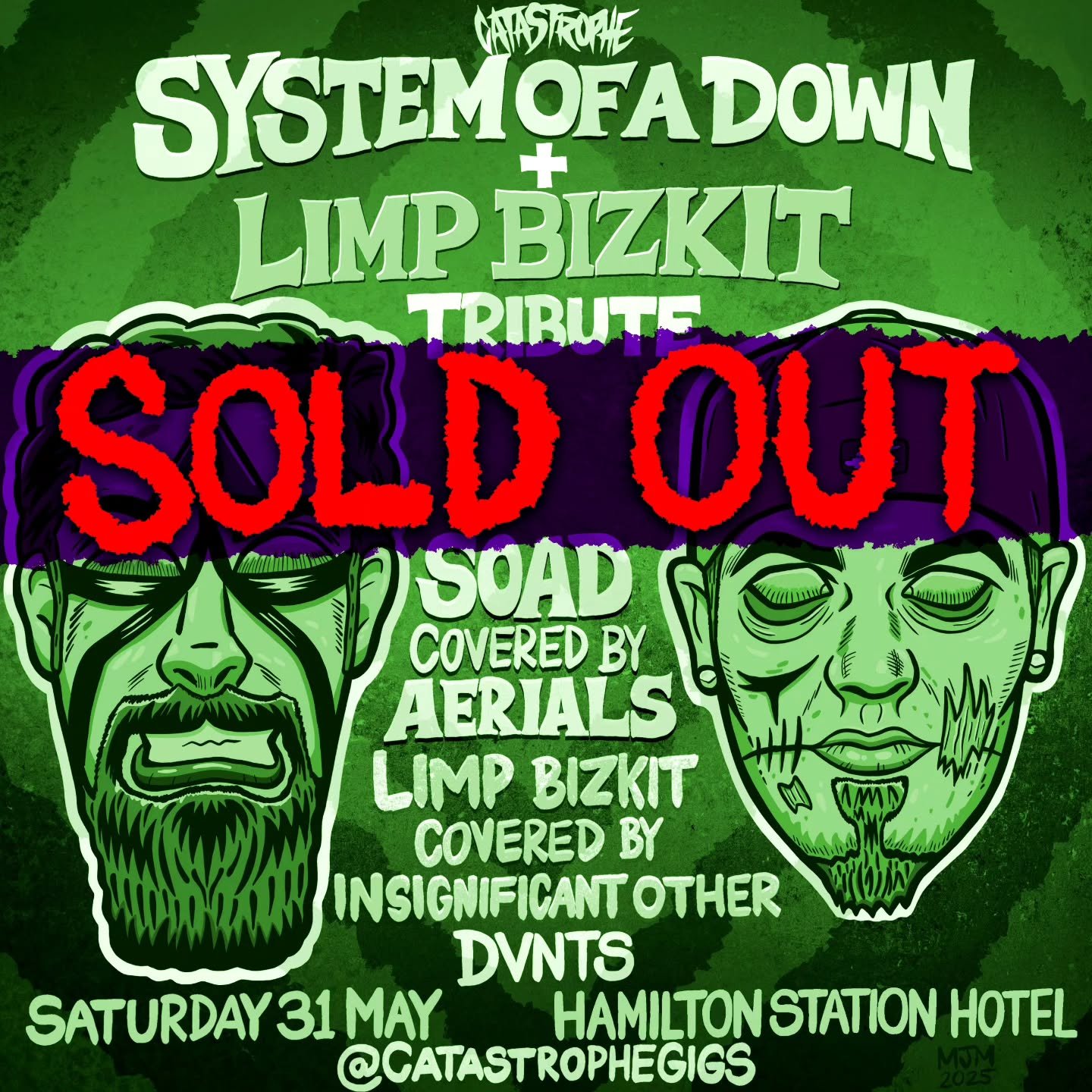 Thank you Newcastle! 🎟 🎉 
We're so grateful for the support and we've got a hell of a show in store for you 🔥 

Doors 8pm
@dvntsau 8:30
@insignificantotherband 9:20
@aerialstributesoad 10:30

#systemofadown #limpbizkit #numetal