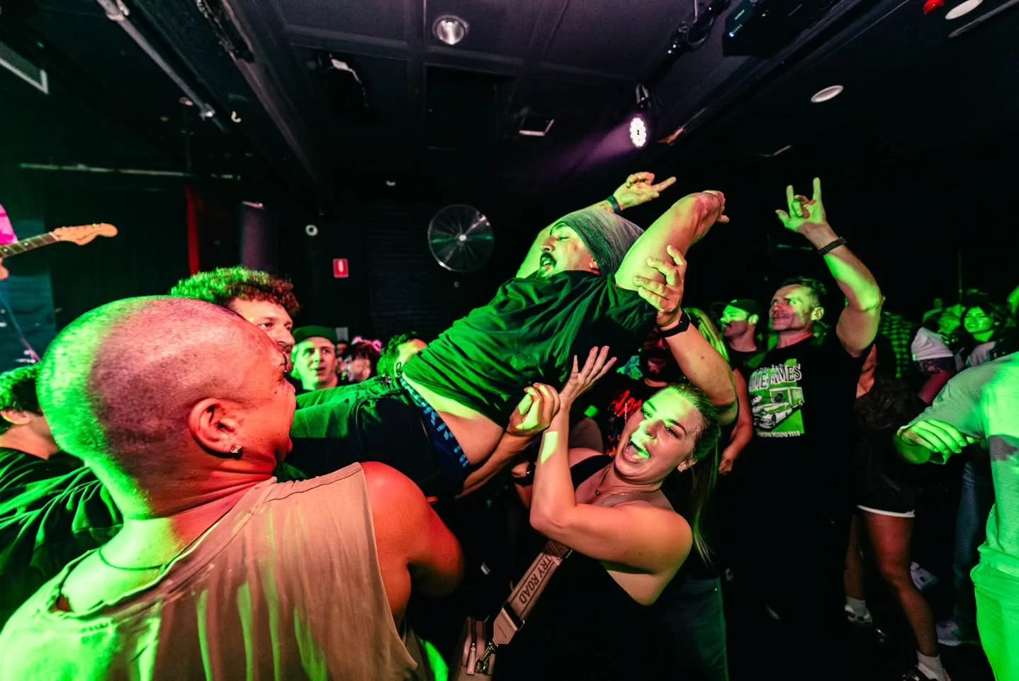 We love looking back on nights like this 😍
 
Seeing photos of everyone jumping around and singing their heart out makes us extremely grateful that we've found such a fun audience for our gigs 🔥 

It's always a special achievement to get some crowd 