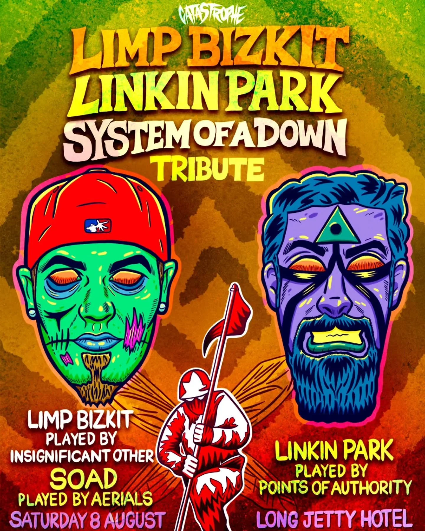 🔥 Limp Bizkit &bull; Linkin Park &bull; System of a Down tribute 🔥
This Nu Metal Extravaganza hits the Central Coast on August 8th, with three titans of the genre covered live at Long Jetty Hotel!

Limp Bizkit played by @insignificantotherband
Link