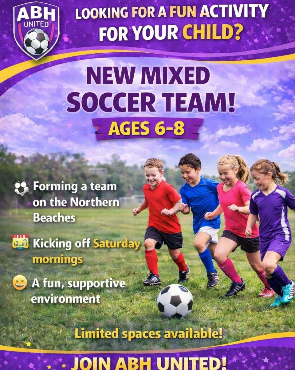 The start of kindergarten is such an exciting time! 💫
Why not get your children playing soccer on Saturday mornings? ⚽️💜 it&rsquo;s so much fun!

✨ Make a team with her new class friends
✨ Or register to play and meet new friends
✨ Stay active and 