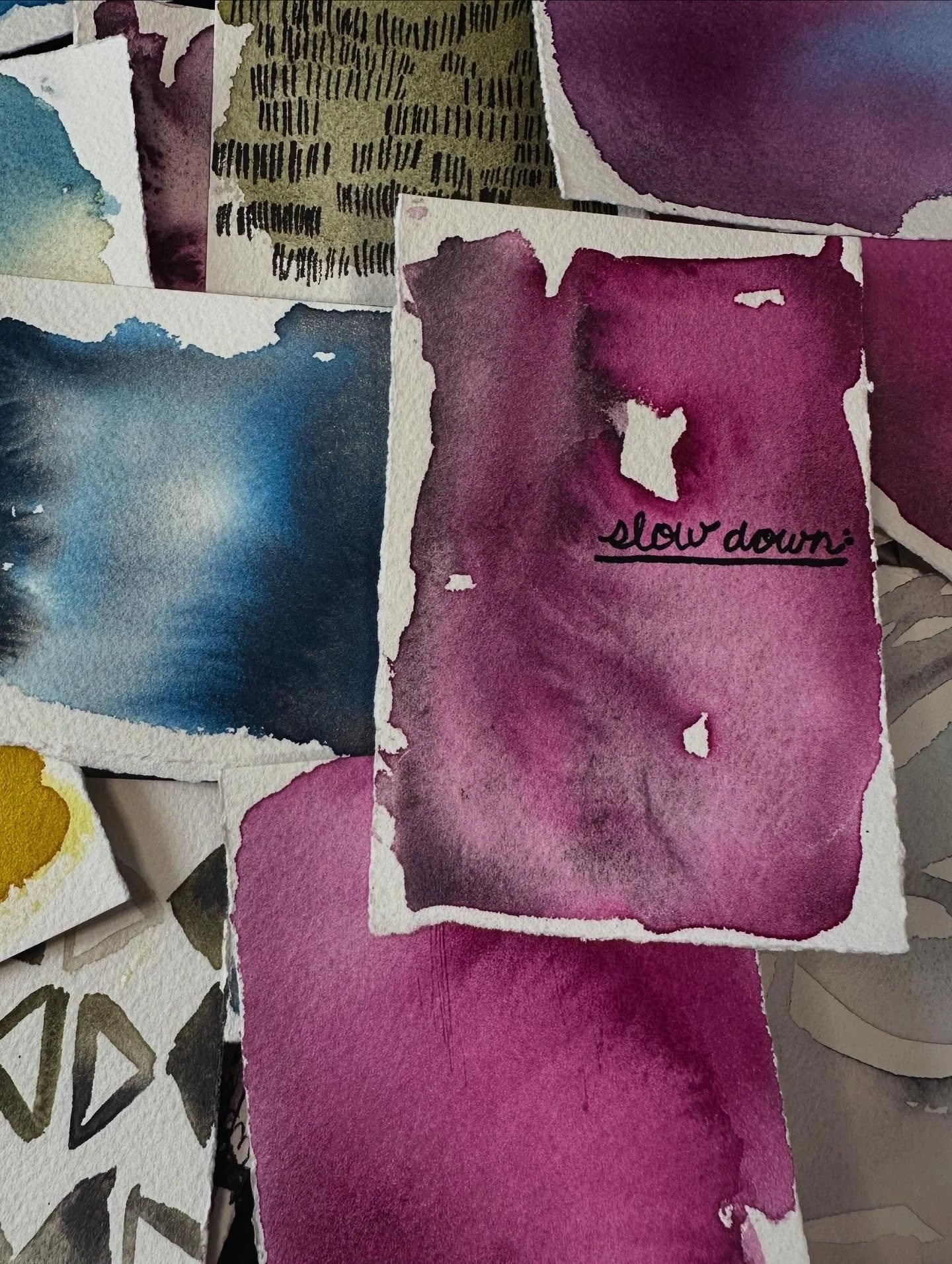 Stop the madness and daily chaos and join us for our Slow Down Swap in September! 

In our Annual #artisttradingcard Swap, we&rsquo;re creating and swapping decks of mindful art cards for calm and inspiration 🥰✨

We will slow down with five live &am