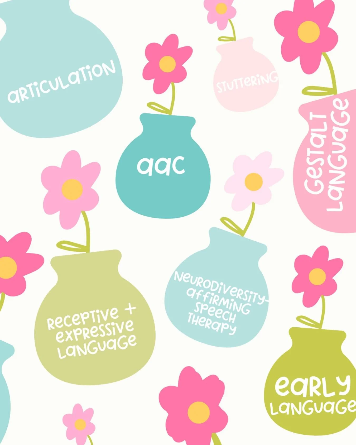 Spring is here 🌸 At MAPS Speech Therapy, we are passionate about helping our clients  shine through family-centered sessions while working towards these goal areas ⬇️ 

🌻 AAC/speech-generating devices 
🌷Articulation/speech sounds
🌼 Expressive + r