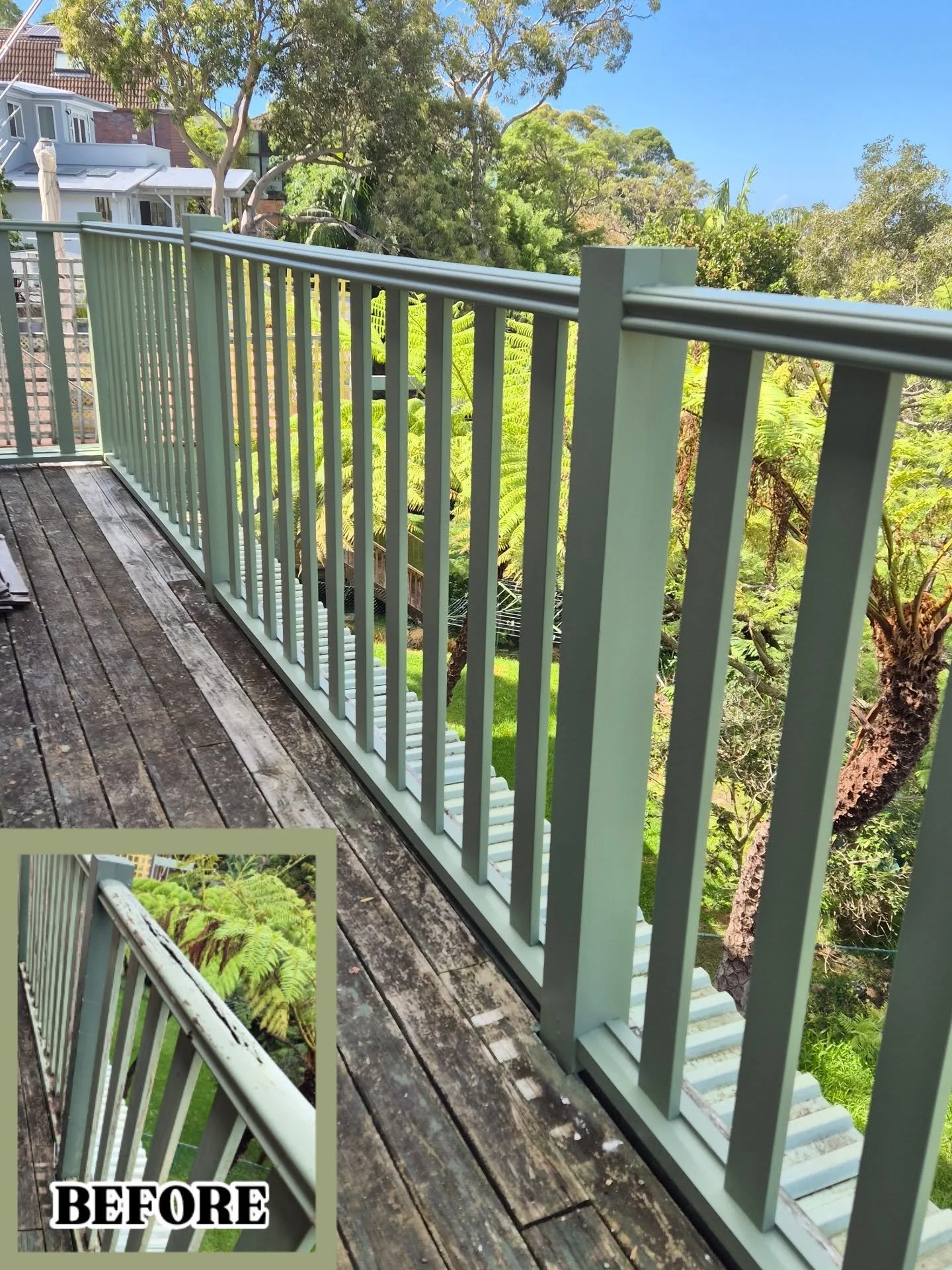 Balustrade replacement for this house in #beaconhill . This balcony had seen very little maintenance over the years with all sections showing signs of severe rot.

↙️ Look at the state of the balustrade before we began

📞 Contact us today for an obl