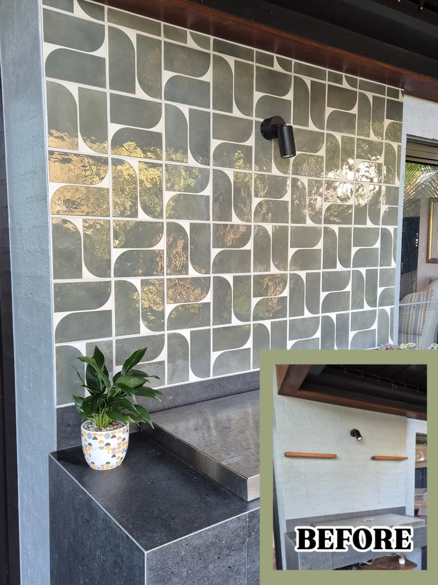 How good is this glow up for the outdoor BBQ! Our client wanted to give their outdoor entertaining area a facelift with these beautiful tiles from @naturallytiles 

↘️ Have a look at the plain space we started with

📞 Contact us today for an obligat