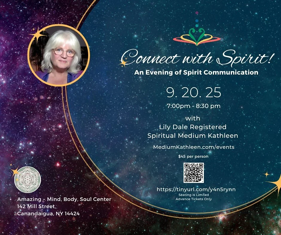 Would you like to feel close to your loved ones and receive reassurance that love continues after this thing we call death? Would you like to hear spiritual insights as spirit communicators share their knowledge and guidance for life, then and now? O
