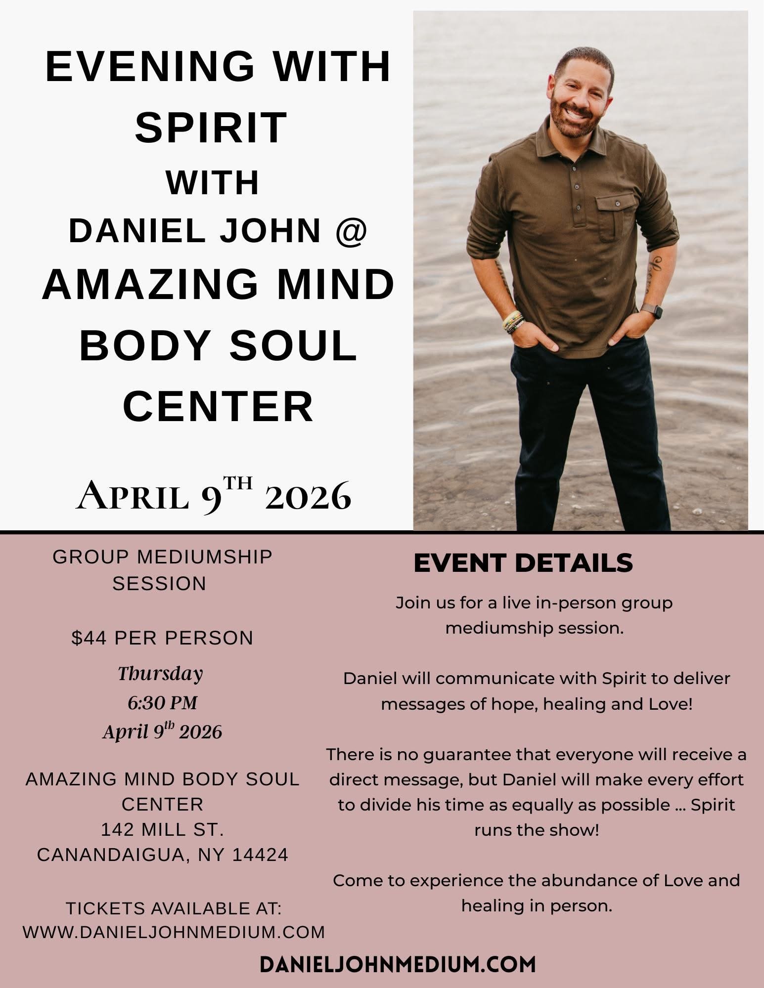Evening With Spirit With Daniel John