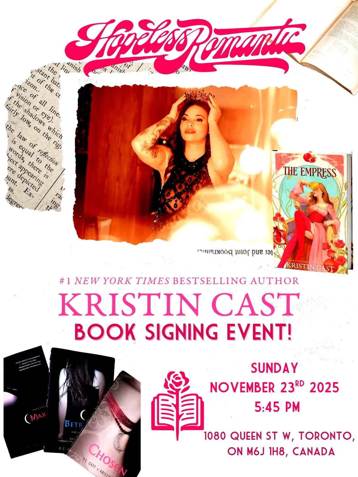 Signing at Hopeless Romantic Books