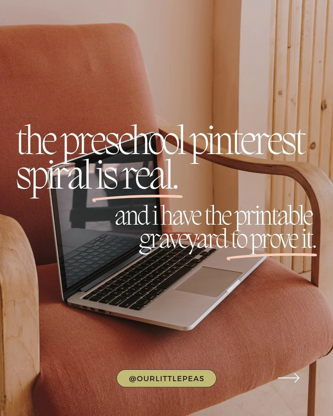 If you've ever spent an hour on Pinterest and walked away with 400 saved ideas and zero plan, this one is for you.

I'm in the middle of a series all about finding clarity with preschool learning at home, and this week's post is honestly one of my fa