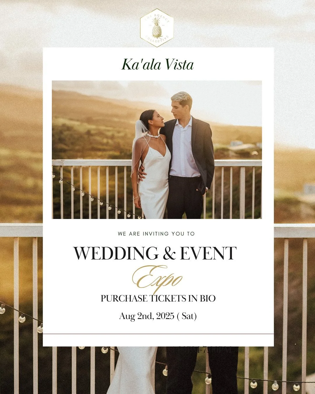 🌟 Exciting News! 🌟
We&rsquo;re thrilled to announce the Kaala Vista Wedding &amp; Event Expo happening on August 2, 2025, hosted by The Agency Collective, a luxury event production company based in Hawaii! 🎉✨
This is your chance to discover amazin