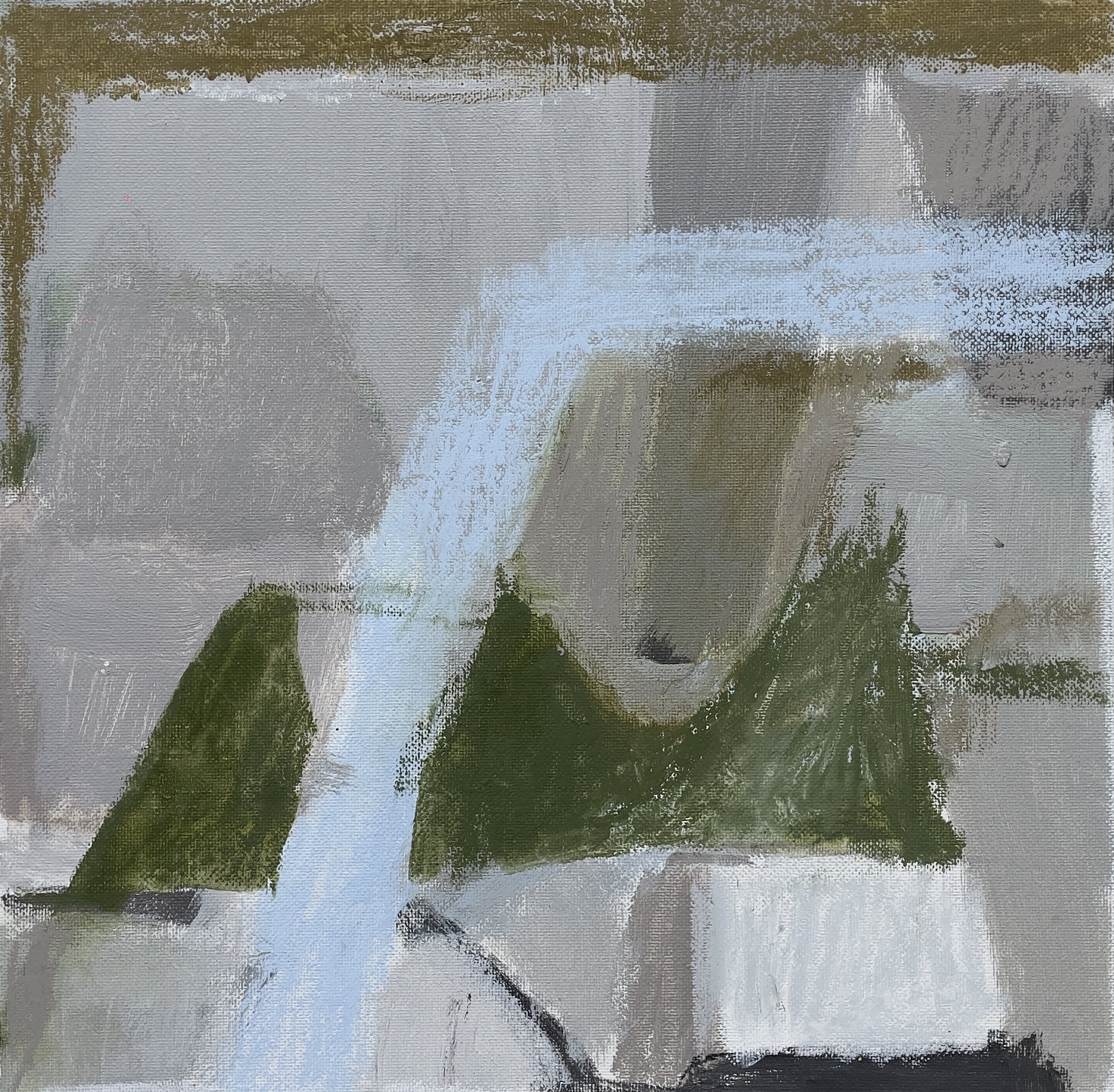 Study, acrylic on canvas paper, 2025