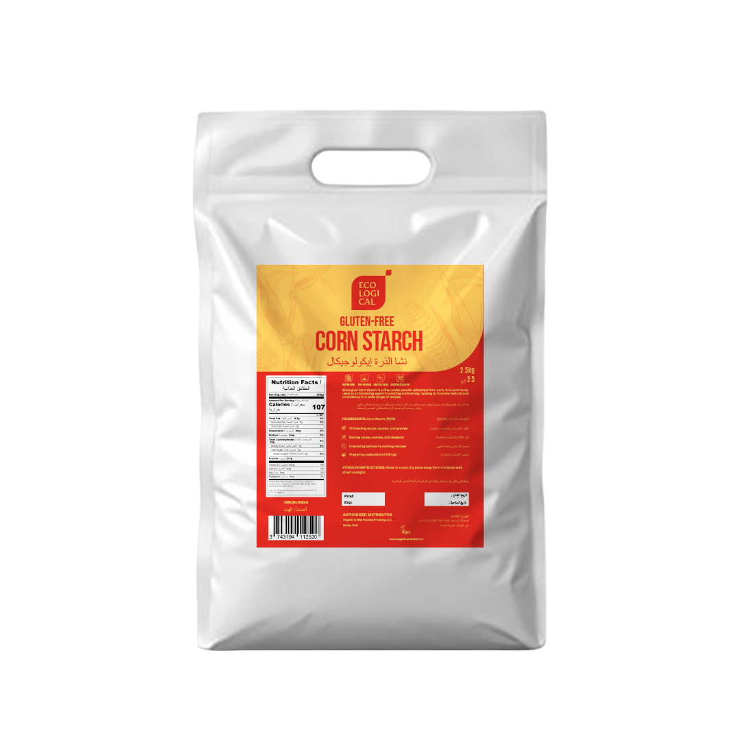 ECOLOGICAL Gluten-Free Corn Starch, 2.5 Kg